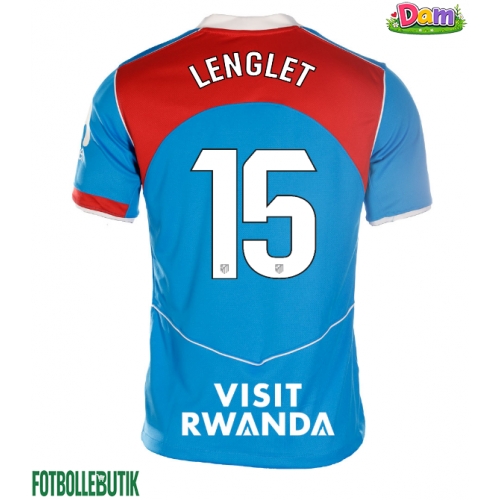 Atletico Madrid Clement Lenglet #15 Tredje Tröja Kvinnor 2025-26 Kortärmad